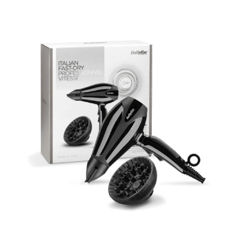 BABYLISS AC DRYER 2400W 2 NOZZLES 6X75MM
