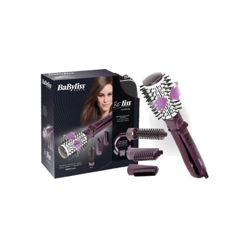 BABYLISS ROTATING BRUSH 1000W 3 ATTACHEMENTS