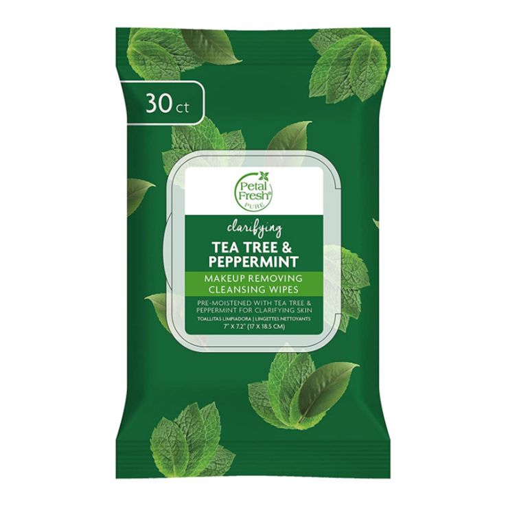 PETAL FRESH CLEANSING WIPES TEA TREE 30