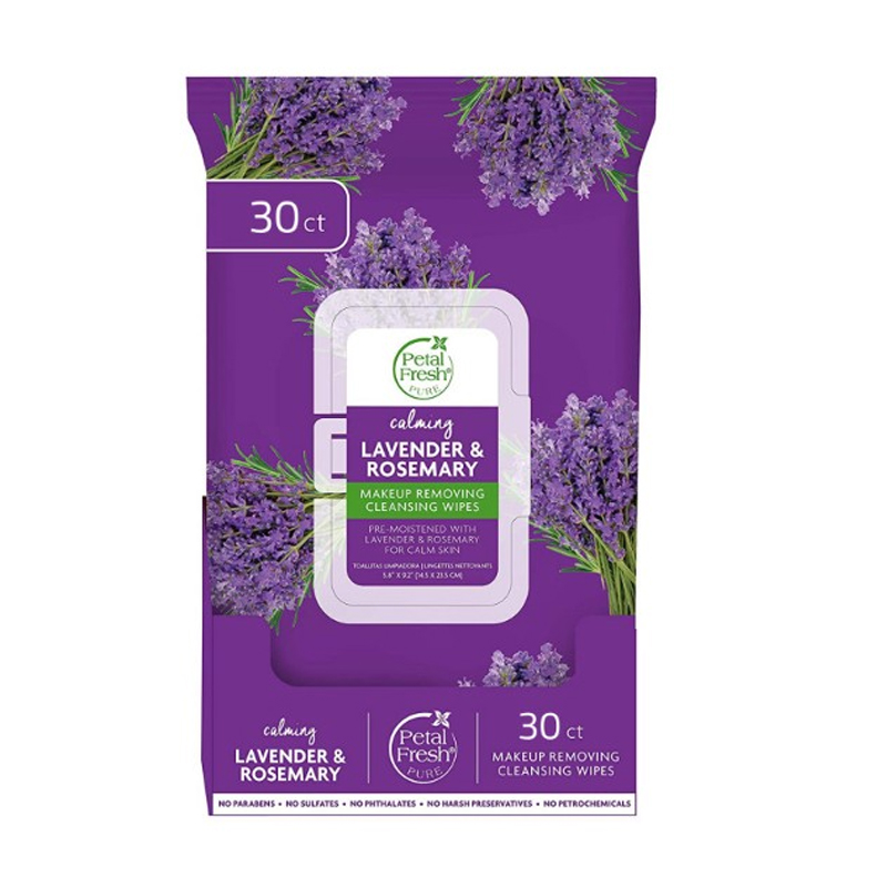 PETAL FRESH CLEANSING WIPES LAVENDER 30