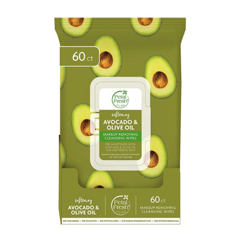 PETAL FRESH CLEANSING WIPES AVOCADO 60