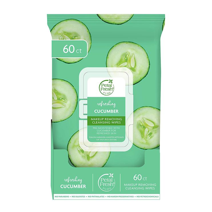 PETAL FRESH CLEANSING WIPES CUCUMBER 60