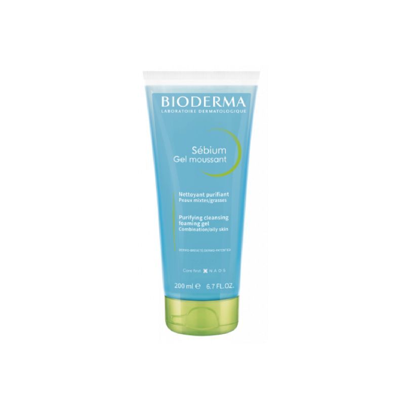 Bioderma Sebium Purifying Foaming Gel Moussant 200ml -Tube