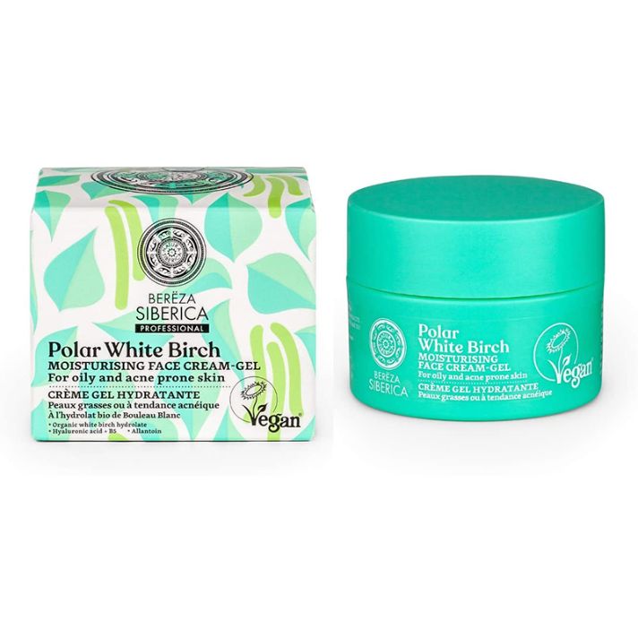 NATURA SIBERICA POLAR WHITE BIRCH. MOISTURIZING FACE CREAM-GEL 50 ML