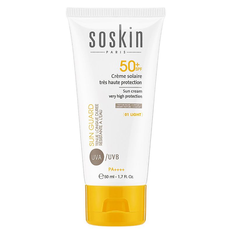 SOSKIN SPF50+ TINTED (01) SUN BLOCK CREAM 50ML