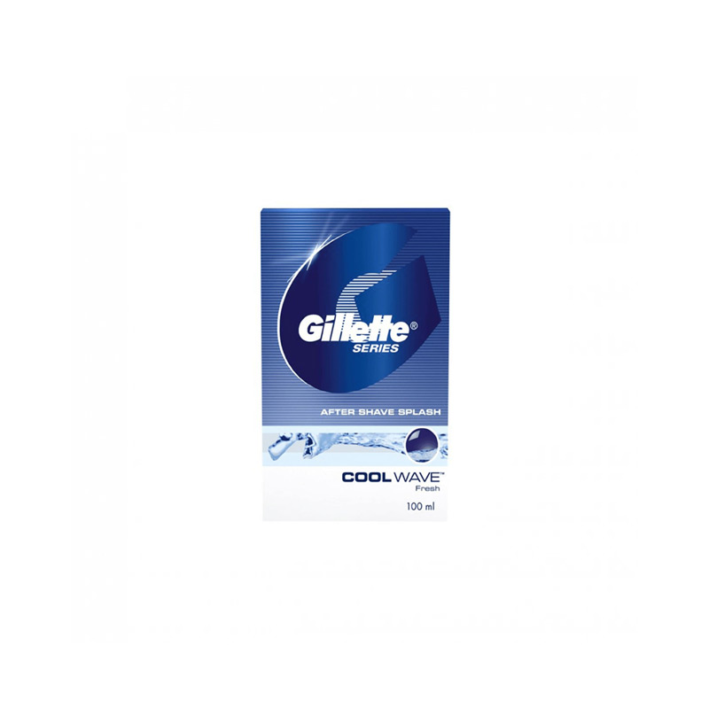 GILLETTE COOL WAVE AFTER SHAVE SPLASH 100ML