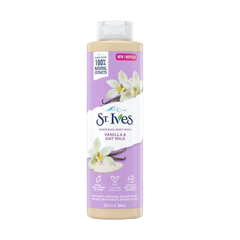 ST.IVES BODY WASH VANILLA & OAT MILK 650ML