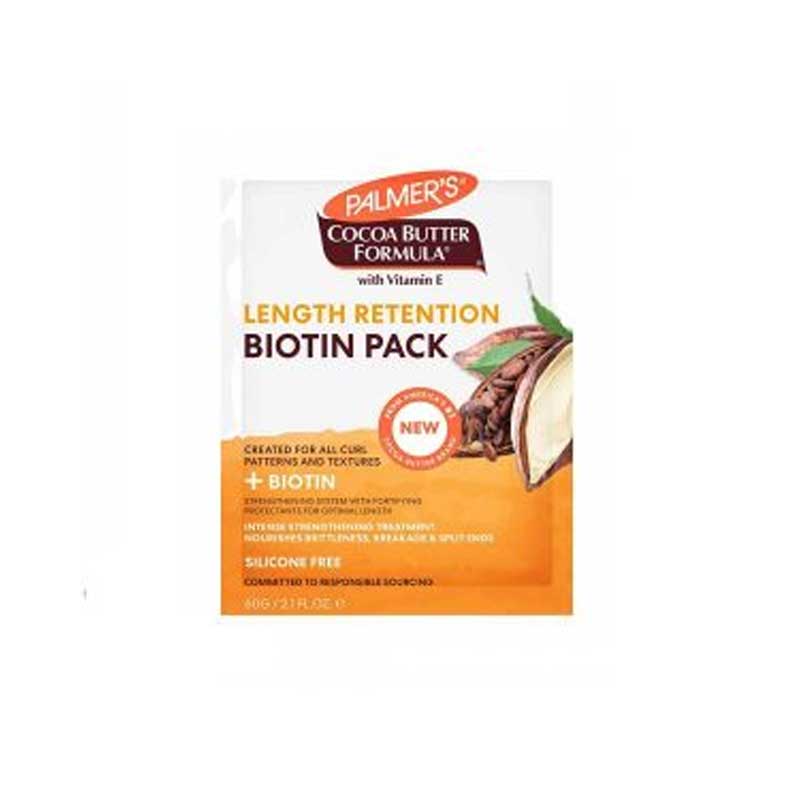 PALMERS LENGTH RETENTION BIOTIN PACK HAIR MASK SACHET 60G 
