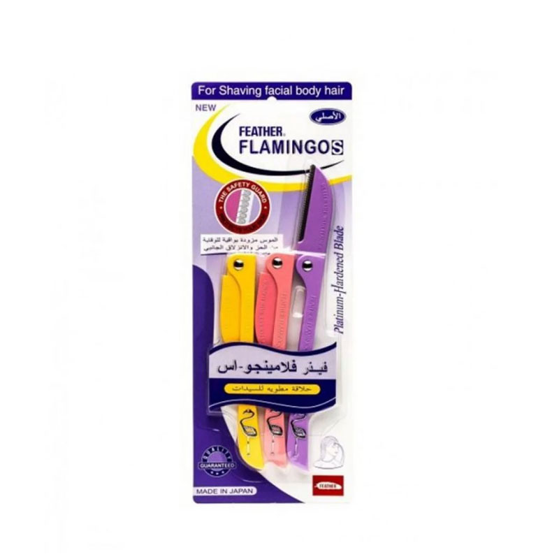  FLAMINGOS 3 PCS شفرات وجه
