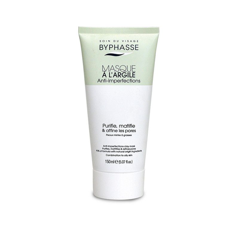 BYPHASSE ANTI-IMPERFECTIONS CLAY MASK COMBINATION TO OILY SKIN 150ML