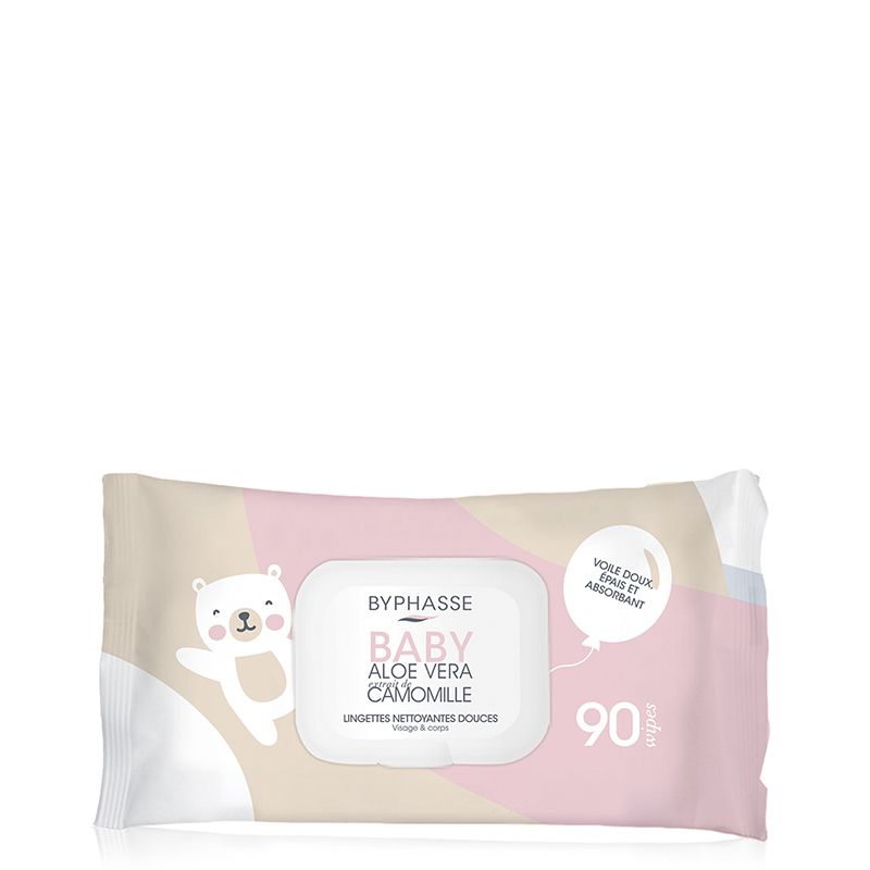 BYPHASSE BABY CLEANSING WIPES FACE & BODY