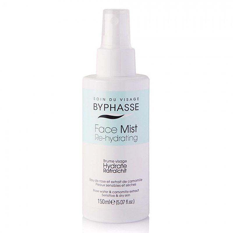 BYPHASSE FACE MIST RE-HYDRATING BRUME VISAGE HYDRATE & RAFRAICHIT 150ML