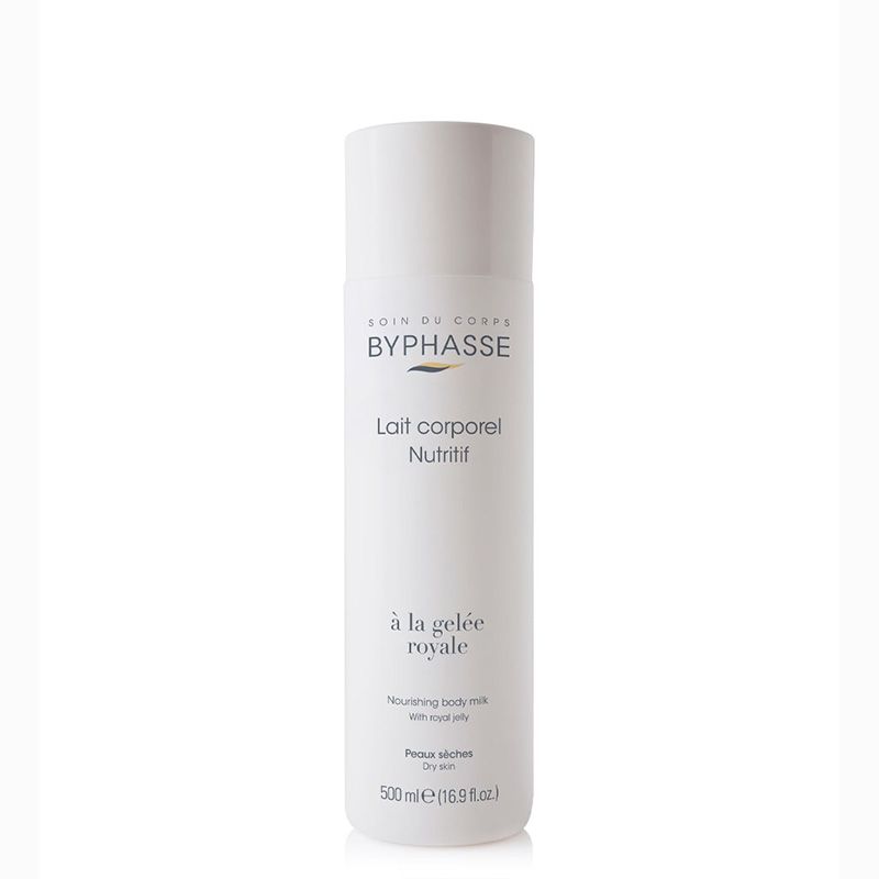 BYPHASSE LAIT CORPOREL NUTRITIF MILK WITH ROYAL JELLY DRY SKIN 500ML