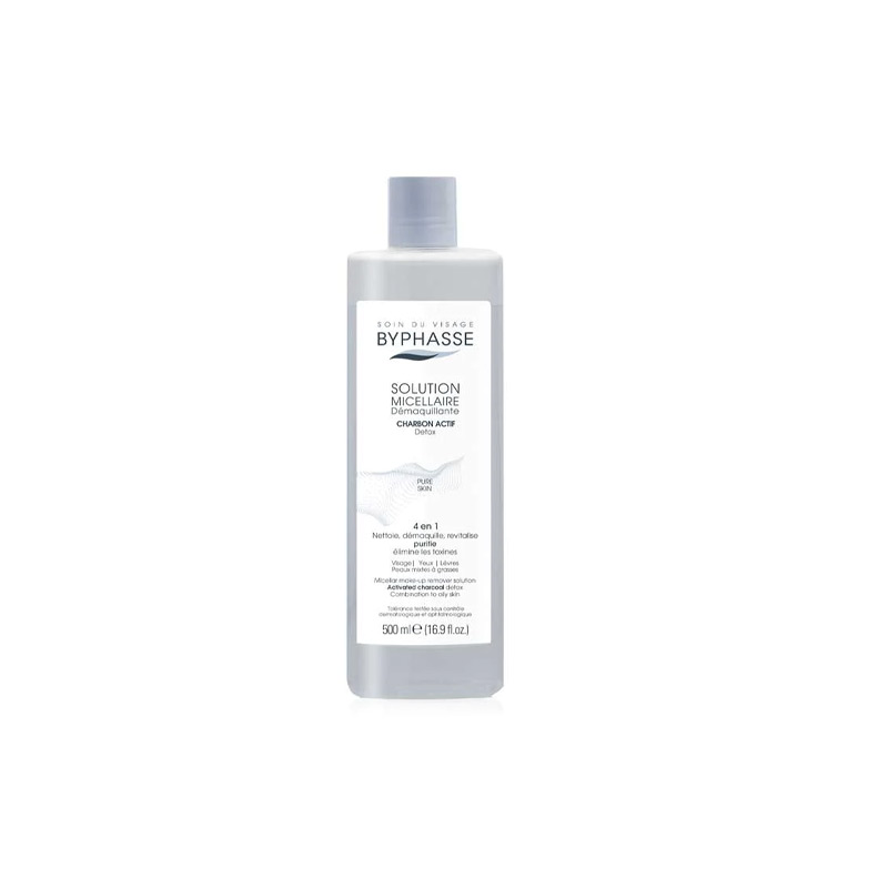 BYPHASSE MICELLAIRE WATER ACTIVE CHARBON DETOX