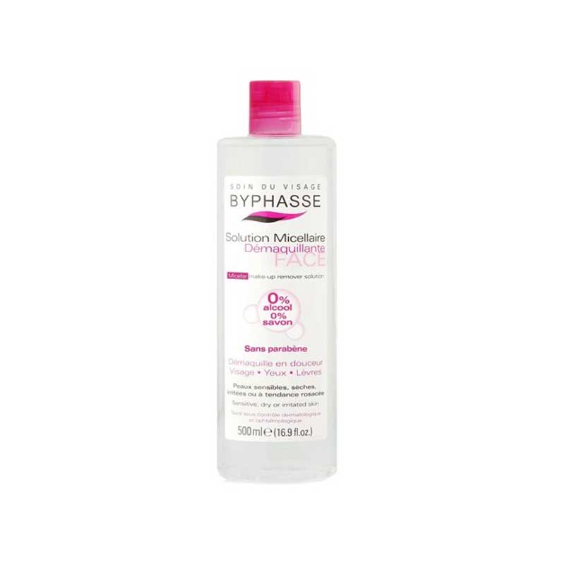 BYPHASSE SOLUTION MICELLAIR FACE NETTOIE VISAGE 500ML