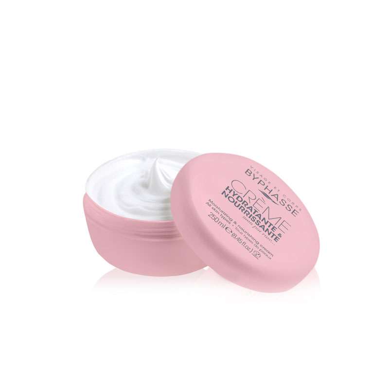 BYPHASSE SOIN HYDRATANT MOISTURISING AND NOURISHING CREAM ALL SKIN TYPES 250ML
