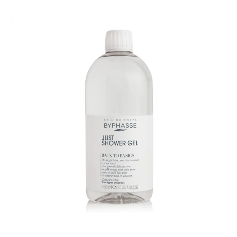 BYPHASSE JUST SHOWER GEL BACK TO BASICS ALL SKIN TYPES 750ML