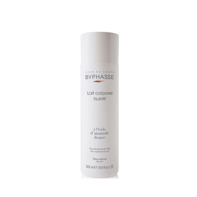 BYPHASSE NOURISHING BODY MILK SWEET ALMOND OIL DRY SKIN 500ML