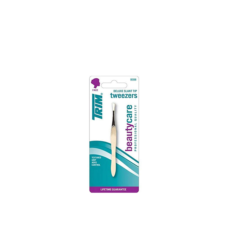 TRIM DELUXE SLANT TIP TWEEZERS 00368
