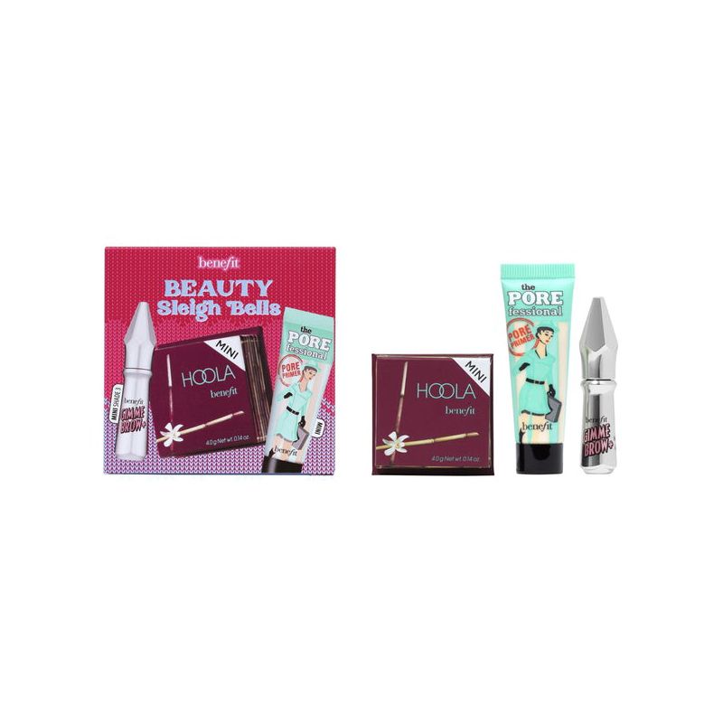 BENEFIT Holiday 2021 $20 Set w/ Hoola Beauty Sleigh Bells