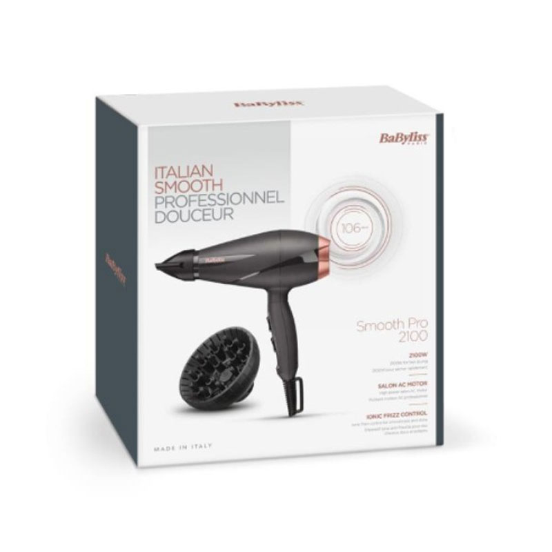 BA-DRYER 2100W DIF ION GREY/ROSW