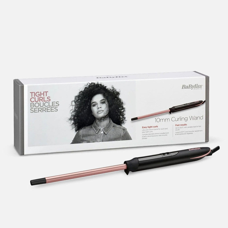 BA-CURLING IRON 10MM LED 6TEMPS