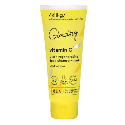 Kili.g Woman Face Cleanser-Mask AHA 2 in 1 