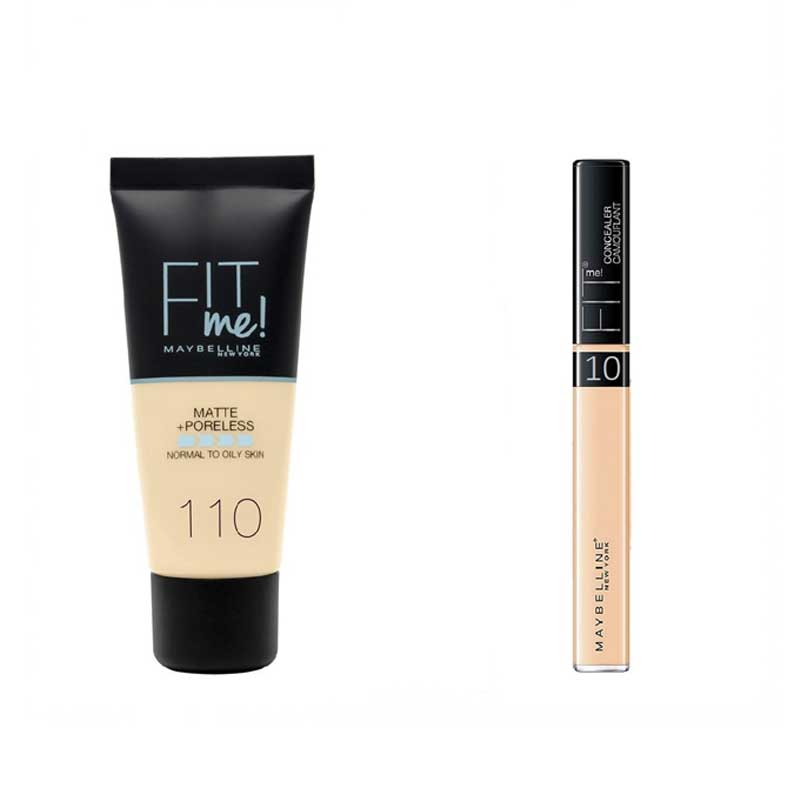 MAYBELINE FIT ME FDT 110 + CONC 10 15% (Promo Pack