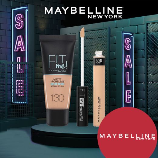 MY FIT ME CONCEALER 10 LI + MY FIT ME FDT 105 Natural Ivor 