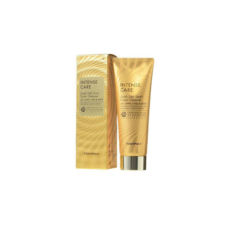 TONYMOLY INTENSE CARE GOLD 24 K SNAIL FOAM CLEANSER