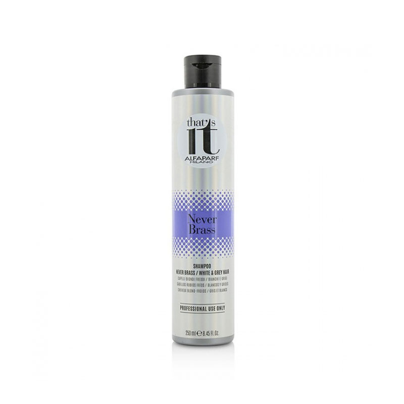 ALFAPARF TI NEVER BRASS SHAMPOO COOL B\W&G 250ML