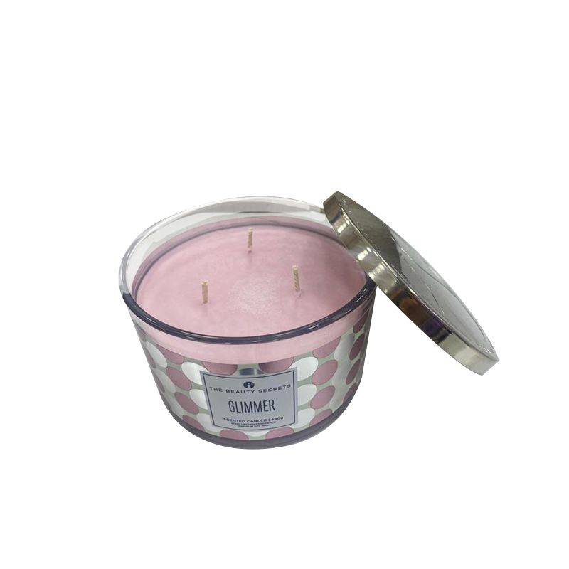 THE BEAUTY SECRETS GLIMMER SCENTED CANDLE 480G /GLASS 