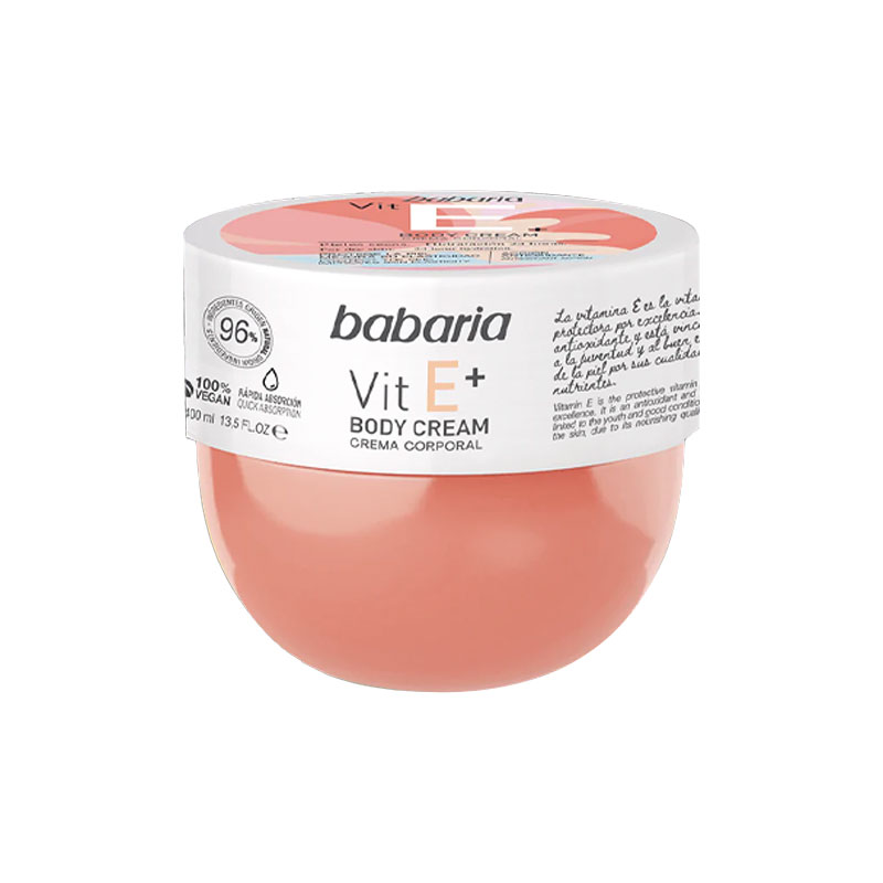 BABARIA VIT E BODY CREAM 400ML