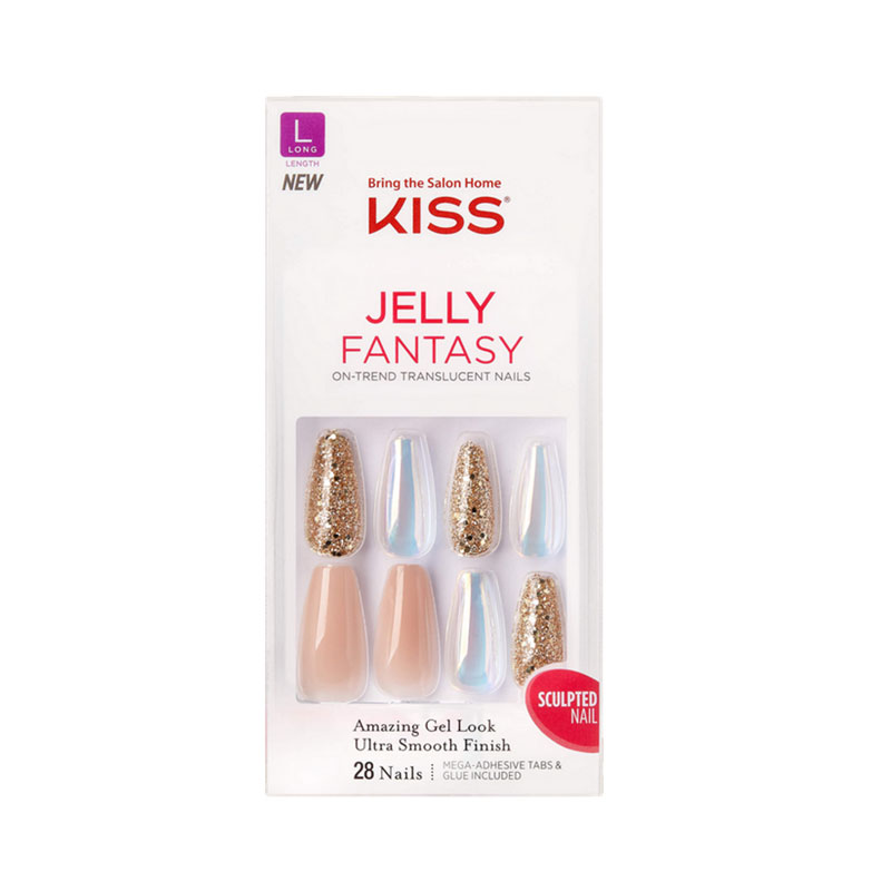 KISS FJ01CKS GEL FANTASY NAILS-JELLY- أظافر