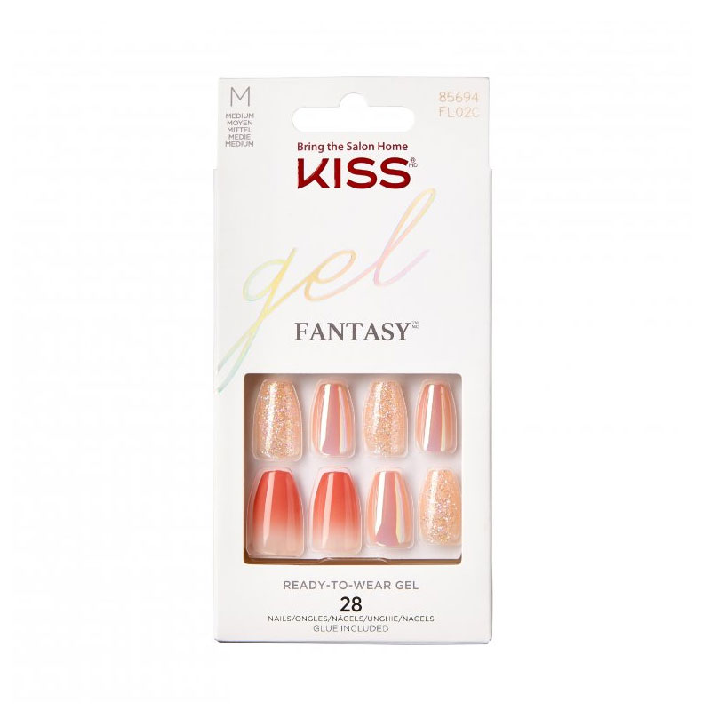 KISS FL02CKS GEL FANTASY NAILS-PROBLEM- أظافر