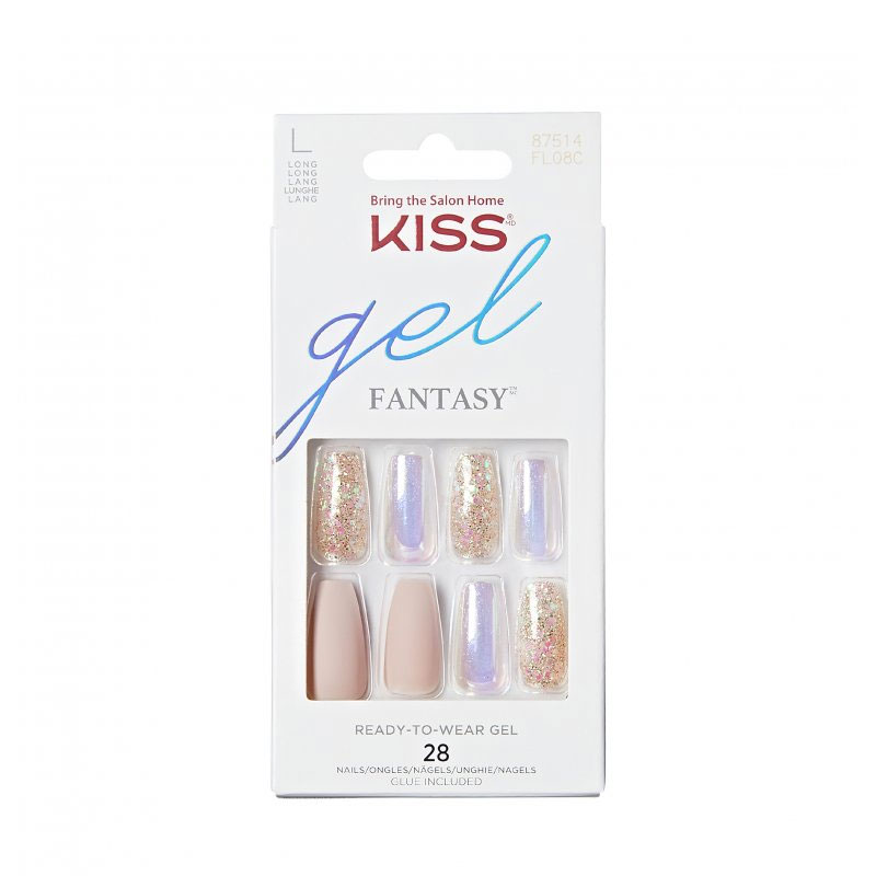KISS FL08CKS GEL FANTASY NAILS-FANCY BR- أظافر