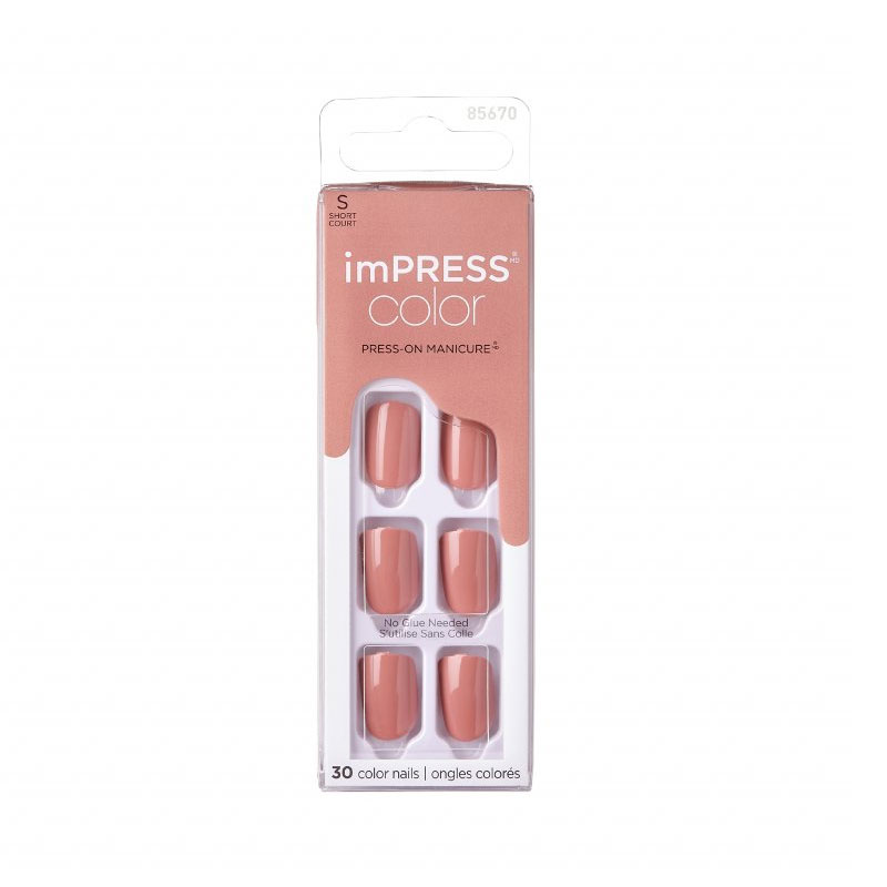 KISS IMC27CKS IMPRESS COLOR- CARAMEL- أظافر