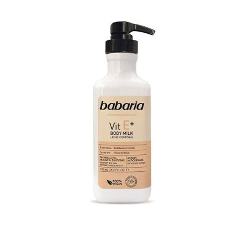 BABARIA VIT E BODY MILK 500ML