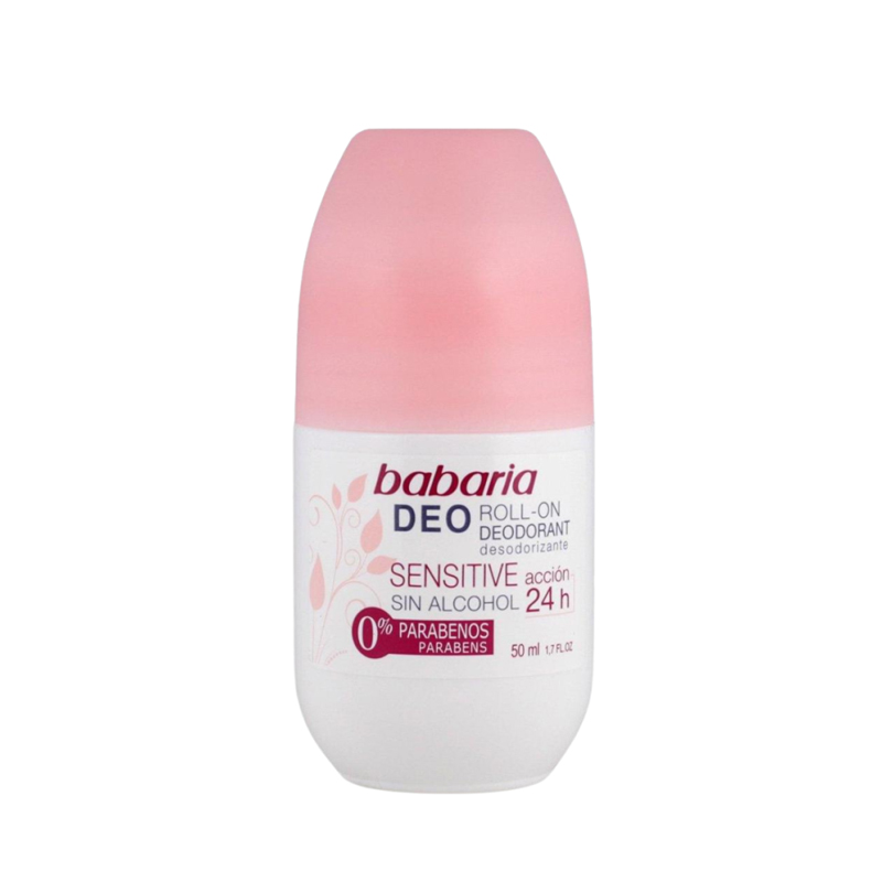 BABARIA DEODORANT ROLL ON SENSITIVE 50 ml*2 offer