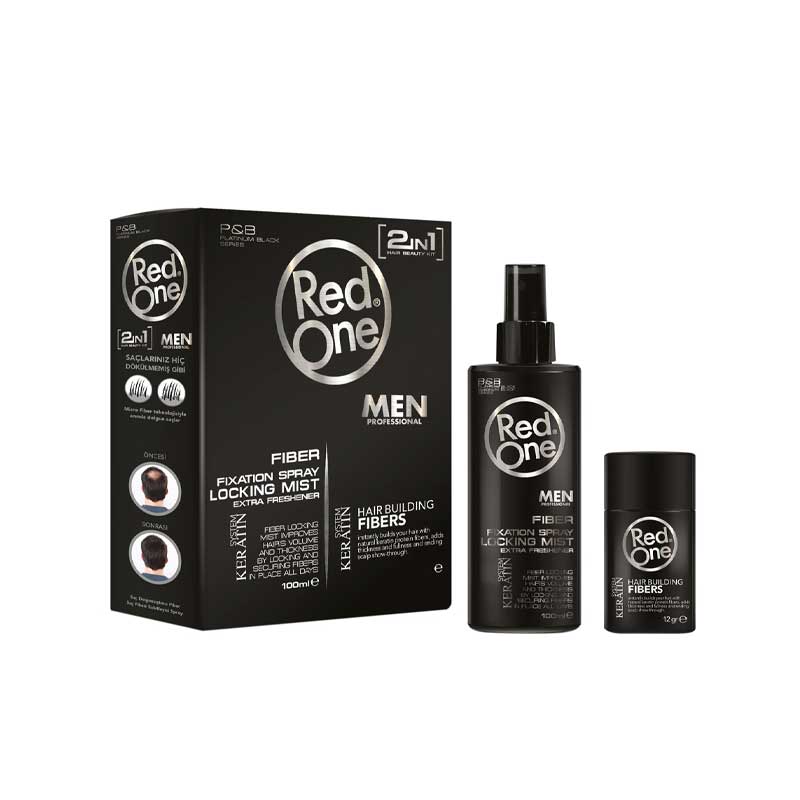 Red One Fiber Fixation Locking Spray & Fibers - 100ml+12g