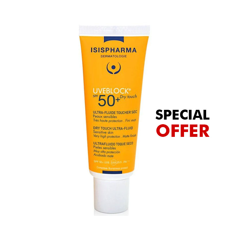 ISISPHARMA UVEBLOCK DRY TOUCH INVISIBLE 25% OFF