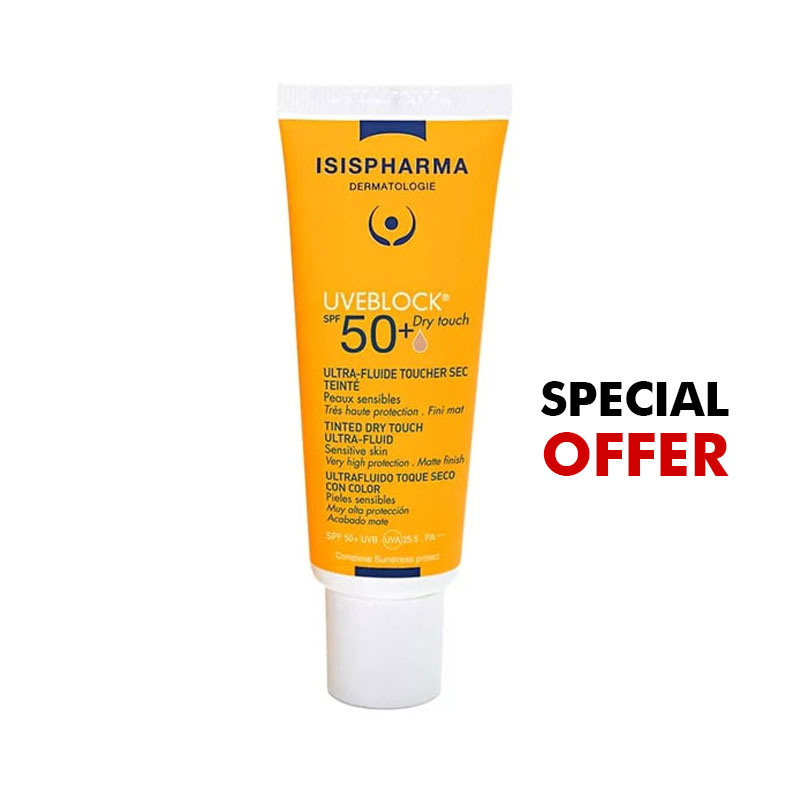 ISISPHARMA UVEBLOCK DRY TOUCH TINIED 25% OFF