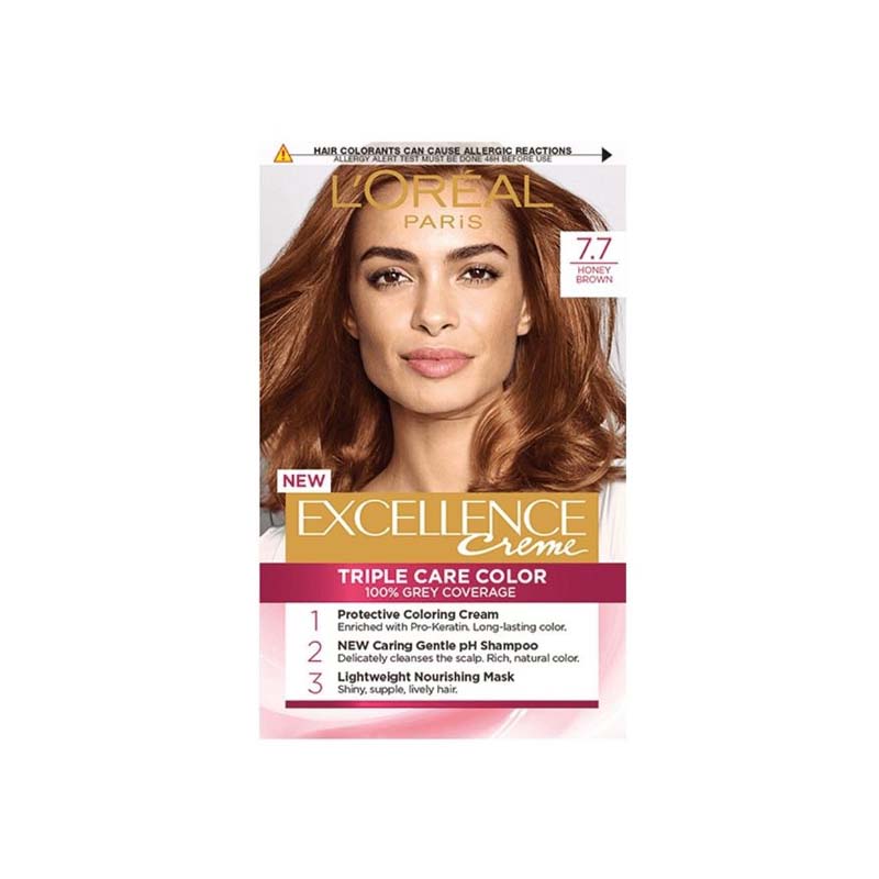 LOREAL EXCELLENCE 7.7 BROWN RENO20
