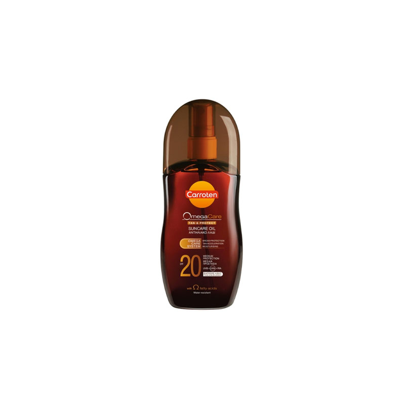 Carroten Omega Care Tan & Protect Oil 125ml -  SPF20