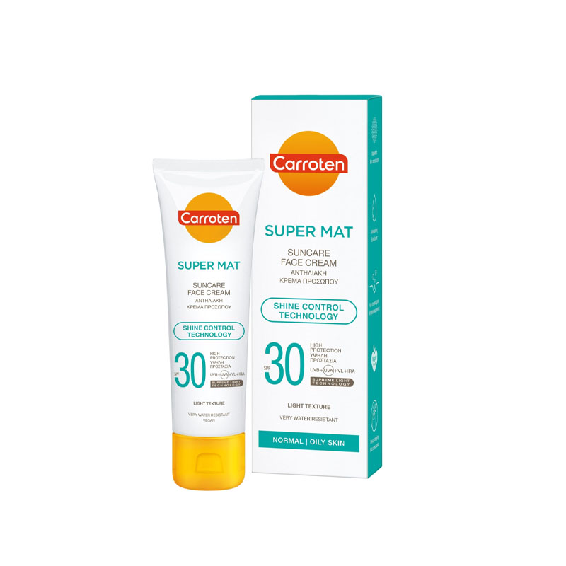Carroten Super Mat Suncare Face Cream 50ml - SPF30 