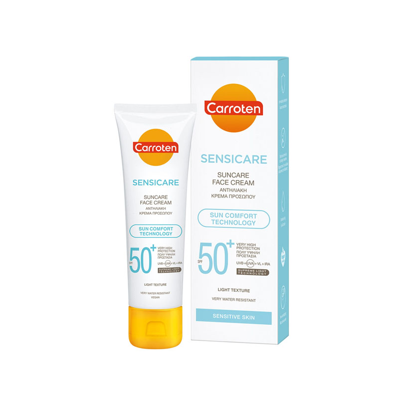 Carroten Sensicare Suncare Face Cream 50ml - SPF50+ 