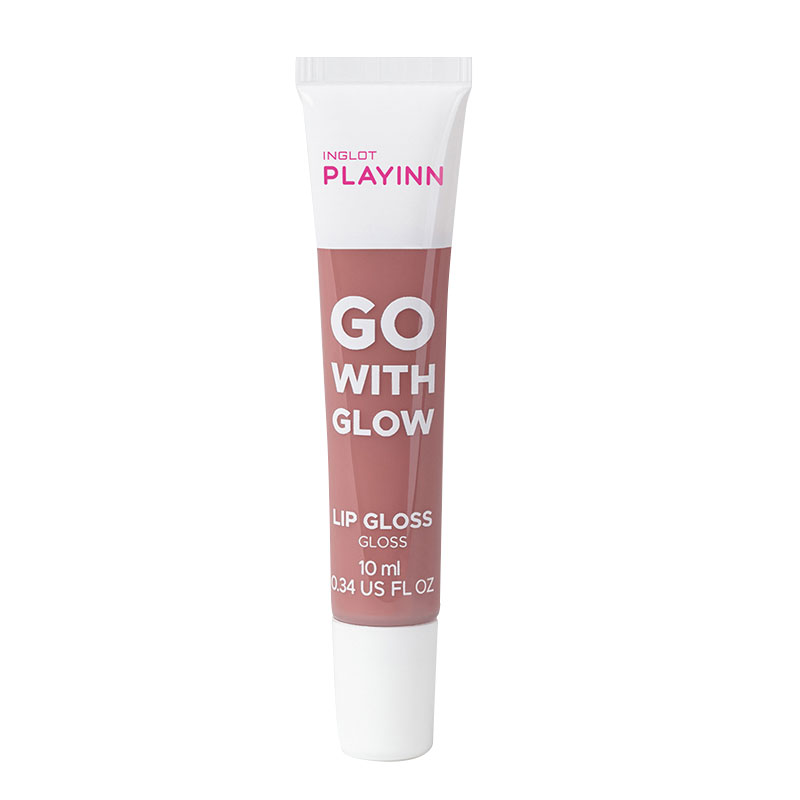 INGLOT PLAYINN GO WITH GLOW LIP GLOSS GO WITH PINK 23