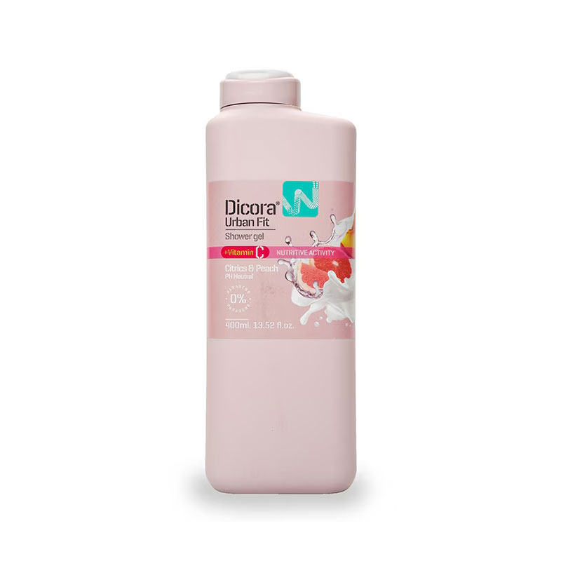 DICORA UF NOURISHING SHOWER GEL VIT C CITRUS&PEACH 400ML