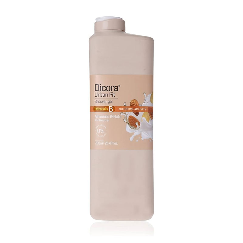 DICORA UF NOURISHING SHOWER GEL VIT B ALMONDS&NUTS 750ML