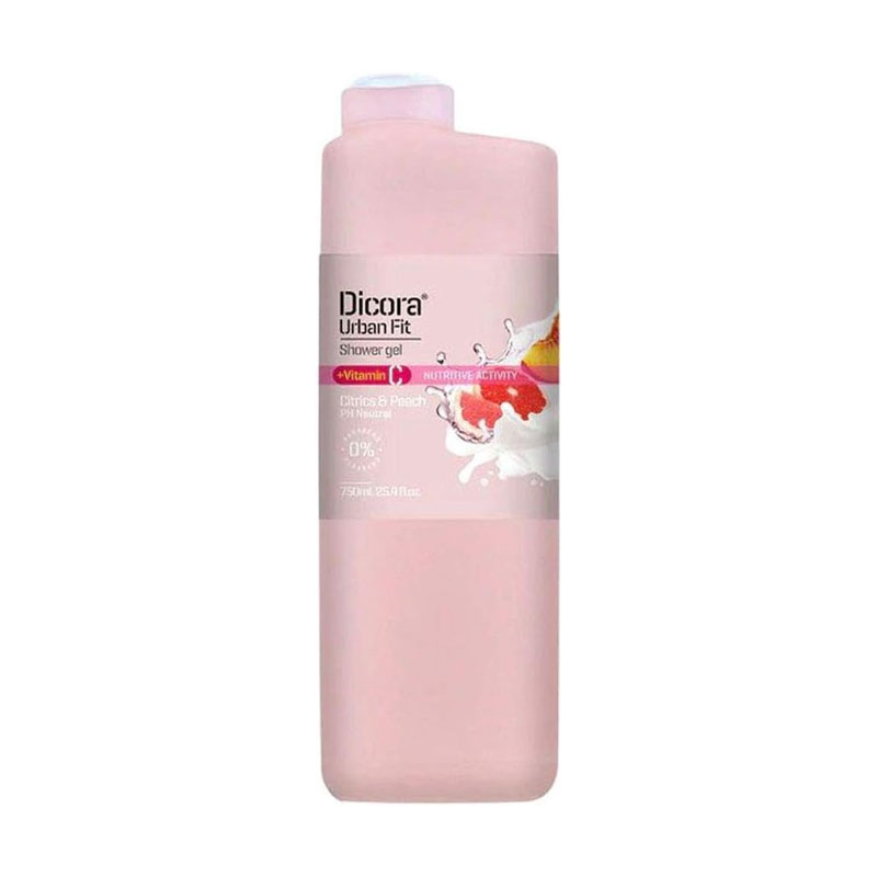 DICORA UF NOURISHING SHOWER GEL VIT C CITRUS&PEACH 750ML